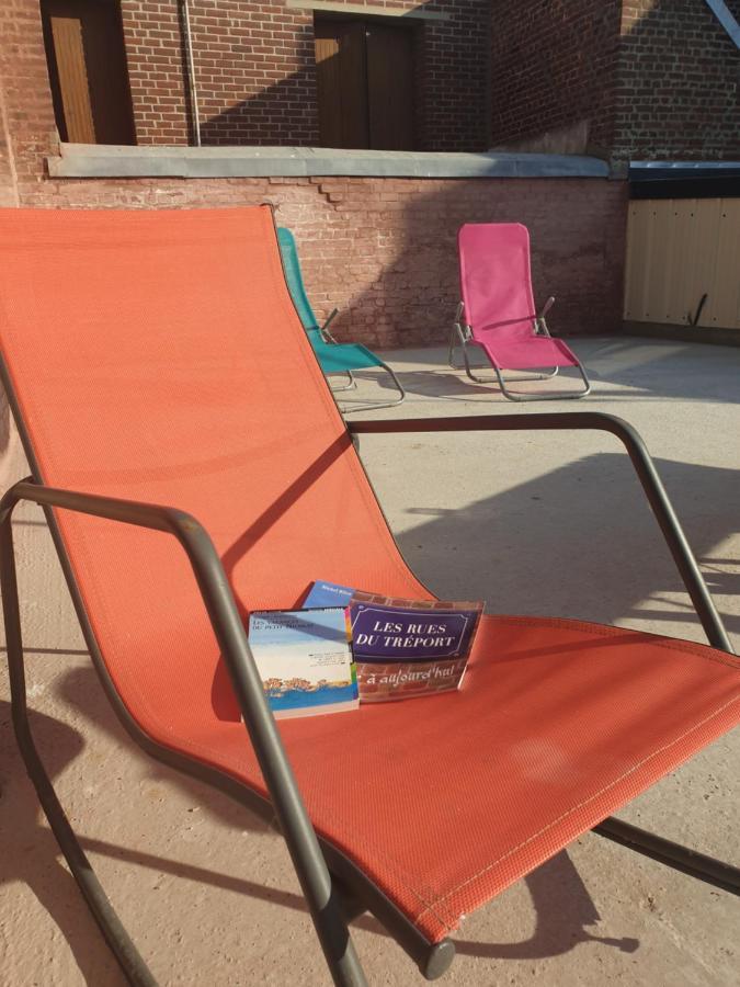 Notre Nid - Grande Terrasse Privee En Bord De Mer, Au Coeur Du Quartier Historique Du Treport ! Wifi Le Tréport Exterior foto